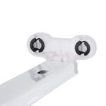 GloboStar® TUBATO 60153 Μεταλλικό Σκαφάκι για 2 x Λάμπες 120CM T8 G13 LED AC 220-240V IP20 Μ120 x Π7.2 x Υ4cm - 5 Χρόνια Εγγύηση - Image 5