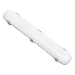 GLOBOSTAR® EMERGANO 60179 60cm Γραμμικό Βιομηχανικό Φωτιστικό Tri-Proof Τεχνολογίας Emergency με Ενσωματωμένη Μπαταρία Li-Ion 3.7V 2600mAH & Αυτονομία 3 Ώρες LED 24W 3120lm 120° AC 220-240V Αδιάβροχο IP65 Ψυχρό Λευκό 6000K - LUMILEDs SMD Chip & TÜV SÜD Driver - Γκρι με Γαλακτερό Κάλυμμα Πλαστικό PC - Μ60 x Π10.5 x Υ8cm - 5 Χρόνια Εγγύση - Image 3