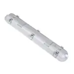 GLOBOSTAR® EMERGANO 60179 60cm Γραμμικό Βιομηχανικό Φωτιστικό Tri-Proof Τεχνολογίας Emergency με Ενσωματωμένη Μπαταρία Li-Ion 3.7V 2600mAH & Αυτονομία 3 Ώρες LED 24W 3120lm 120° AC 220-240V Αδιάβροχο IP65 Ψυχρό Λευκό 6000K - LUMILEDs SMD Chip & TÜV SÜD Driver - Γκρι με Γαλακτερό Κάλυμμα Πλαστικό PC - Μ60 x Π10.5 x Υ8cm - 5 Χρόνια Εγγύση - Image 4