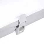 GLOBOSTAR® EMERGANO 60180 120cm Γραμμικό Βιομηχανικό Φωτιστικό Tri-Proof Τεχνολογίας Emergency με Ενσωματωμένη Μπαταρία Li-Ion 3.7V 5000mAH & Αυτονομία 3 Ώρες LED 48W 6240lm 120° AC 220-240V Αδιάβροχο IP65 Ψυχρό Λευκό 6000K - LUMILEDs SMD Chip & TÜV SÜD Driver - Γκρι με Γαλακτερό Κάλυμμα Πλαστικό PC - Μ120 x Π10.5 x Υ8cm - 5 Χρόνια Εγγύση - Image 6