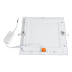 GLOBOSTAR® PANELO 60199 Χωνευτό Panel Οροφής LED 20W 2060lm 120° AC 220-240V IP20 Θερμό Λευκό 2700K - Lumileds SMD Chip & TÜV SÜD Driver - Λευκό Γαλακτερό - Μ22.5 x Π22.5 x Υ1.9cm / Q20 x 20cm - 3 Χρόνια Εγγύηση - Image 6
