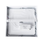 GLOBOSTAR® PANELO 60203 Panel Οροφής LED 20W 2000lm 120° AC 220-240V IP20 Ψυχρό Λευκό 6000K - Lumileds SMD Chip & TÜV SÜD Driver - Λευκό Γαλακτερό - Μ22 x Π22 x Υ3cm / Q20 x 20cm - 3 Χρόνια Εγγύηση - Image 6