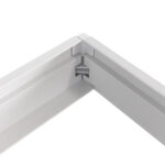 GLOBOSTAR® PANELBASE 60221 Επιτοίχιο Πλαίσιο Στήριξης Ειδικό για Πάνελ 120x30cm - Μ120 x Π30 x Υ4.4cm - Image 4