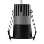 GLOBOSTAR® MICRO-S 60238 Χωνευτό Downlight Σποτ LED 5W 650lm 38° AC 220-240V IP20 Φυσικό Λευκό 4500K - Bridgelux COB Chip & TÜV SÜD Driver - Μαύρο Ματ - Μ4 x Π4 x Υ5.9cm / Q3.5cm - 5 Χρόνια Εγγύηση - Image 5