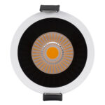 GLOBOSTAR® MICRO-B 60241 Χωνευτό Downlight Σποτ LED 7W 875lm 38° AC 220-240V IP20 Θερμό Λευκό 2700K - Bridgelux COB Chip & TÜV SÜD Driver - Λευκό & Μαύρο Ματ - Μ6 x Π6 x Υ7.8cm / Q5cm - 5 Χρόνια Εγγύηση - Image 6