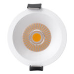 GLOBOSTAR® MICRO-B 60243 Χωνευτό Downlight Σποτ LED 7W 875lm 38° AC 220-240V IP20 Θερμό Λευκό 2700K - Bridgelux COB Chip & TÜV SÜD Driver - Λευκό Ματ - Μ6 x Π6 x Υ7.8cm / Q5cm - 5 Χρόνια Εγγύηση - Image 6