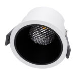 GLOBOSTAR® PLUTO-M 60252 Χωνευτό Downlight Σποτ με Honeycomb Anti Glare Reflector LED 10W 1300lm 38° AC 220-240V IP20 Φυσικό Λευκό 4500K - Bridgelux COB Chip & TÜV SÜD Driver - Λευκό & Μαύρο Ματ - Μ8.4 x Π8.4 x Υ5.9cm / Q7.5cm - 5 Χρόνια Εγγύηση - Image 3