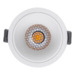 GLOBOSTAR® PLUTO-M 60254 Χωνευτό Downlight Σποτ με Honeycomb Anti Glare Reflector LED 10W 1300lm 38° AC 220-240V IP20 Φυσικό Λευκό 4500K - Bridgelux COB Chip & TÜV SÜD Driver - Λευκό Ματ - Μ8.4 x Π8.4 x Υ5.9cm / Q7.5cm - 5 Χρόνια Εγγύηση - Image 6