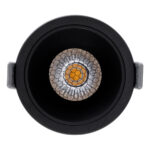 GLOBOSTAR® PLUTO-M 60256 Χωνευτό Downlight Σποτ με Honeycomb Anti Glare Reflector LED 10W 1300lm 38° AC 220-240V IP20 Φυσικό Λευκό 4500K - Bridgelux COB Chip & TÜV SÜD Driver - Μαύρο Ματ - Μ8.4 x Π8.4 x Υ5.9cm / Q7.5cm - 5 Χρόνια Εγγύηση - Image 6