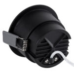 GLOBOSTAR® PLUTO-M 60257 Χωνευτό Downlight Σποτ με Honeycomb Anti Glare Reflector LED 10W 1250lm 38° AC 220-240V IP20 Θερμό Λευκό 2700K - Bridgelux COB Chip & TÜV SÜD Driver - Μαύρο Ματ - Μ8.4 x Π8.4 x Υ5.9cm / Q7.5cm - 5 Χρόνια Εγγύηση - Image 4