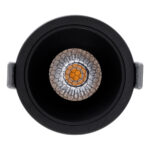 GLOBOSTAR® PLUTO-M 60257 Χωνευτό Downlight Σποτ με Honeycomb Anti Glare Reflector LED 10W 1250lm 38° AC 220-240V IP20 Θερμό Λευκό 2700K - Bridgelux COB Chip & TÜV SÜD Driver - Μαύρο Ματ - Μ8.4 x Π8.4 x Υ5.9cm / Q7.5cm - 5 Χρόνια Εγγύηση - Image 6