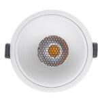 GLOBOSTAR® PLUTO-B 60260 Χωνευτό Downlight Σποτ με Honeycomb Anti Glare Reflector LED 15W 1950lm 38° AC 220-240V IP20 Φυσικό Λευκό 4500K - Bridgelux COB Chip & TÜV SÜD Driver - Λευκό Ματ - Μ10.4 x Π10.4 x Υ6.5cm / Q9.5cm - 5 Χρόνια Εγγύηση - Image 6