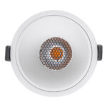 GLOBOSTAR® PLUTO-B 60261 Χωνευτό Downlight Σποτ με Honeycomb Anti Glare Reflector LED 15W 1875lm 38° AC 220-240V IP20 Θερμό Λευκό 2700K - Bridgelux COB Chip & TÜV SÜD Driver - Λευκό Ματ - Μ10.4 x Π10.4 x Υ6.5cm / Q9.5cm - 5 Χρόνια Εγγύηση - Image 6