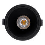 GLOBOSTAR® PLUTO-B 60262 Χωνευτό Downlight Σποτ με Honeycomb Anti Glare Reflector LED 15W 1950lm 38° AC 220-240V IP20 Φυσικό Λευκό 4500K - Bridgelux COB Chip & TÜV SÜD Driver - Μαύρο Ματ - Μ10.4 x Π10.4 x Υ6.5cm / Q9.5cm - 5 Χρόνια Εγγύηση - Image 6