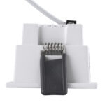 GLOBOSTAR® PLUTO-S 60264 Χωνευτό Downlight Σποτ με Honeycomb Anti Glare Reflector LED 7W 910lm 38° AC 220-240V IP20 Φυσικό Λευκό 4500K - Bridgelux COB Chip & TÜV SÜD Driver - Λευκό & Μαύρο Ματ - Μ6.4 x Π6.4 x Υ4.9cm / Q5.5 x 5.5cm - 5 Χρόνια Εγγύηση - Image 5