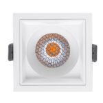 GLOBOSTAR® PLUTO-M 60273 Χωνευτό Downlight Σποτ με Honeycomb Anti Glare Reflector LED 10W 1250lm 38° AC 220-240V IP20 Θερμό Λευκό 2700K - Bridgelux COB Chip & TÜV SÜD Driver - Λευκό Ματ - Μ8.4 x Π8.4 x Υ5.9cm / Q7.5 x 7.5cm - 5 Χρόνια Εγγύηση - Image 6