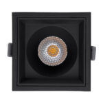 GLOBOSTAR® PLUTO-B 60280 Χωνευτό Downlight Σποτ με Honeycomb Anti Glare Reflector LED 15W 1950lm 38° AC 220-240V IP20 Φυσικό Λευκό 4500K - Bridgelux COB Chip & TÜV SÜD Driver - Μαύρο Ματ - Μ10.4 x Π10.4 x Υ6.5cm / Q9.5 x 9.5cm - 5 Χρόνια Εγγύηση - Image 6