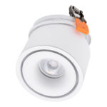 GLOBOSTAR® OMEGA-R 60294 Χωνευτό Κινούμενο Downlight Σποτ LED 12W 1560lm 36° AC 220-240V IP20 Φυσικό Λευκό 4500K - Bridgelux COB Chip & TÜV SÜD Driver - Λευκό Ματ - Μ10 x Π10 x Υ8.2cm / Q9cm - 5 Χρόνια Εγγύηση - Image 3