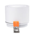 GLOBOSTAR® OMEGA-R 60294 Χωνευτό Κινούμενο Downlight Σποτ LED 12W 1560lm 36° AC 220-240V IP20 Φυσικό Λευκό 4500K - Bridgelux COB Chip & TÜV SÜD Driver - Λευκό Ματ - Μ10 x Π10 x Υ8.2cm / Q9cm - 5 Χρόνια Εγγύηση - Image 5