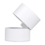 GLOBOSTAR® OMEGA-S 60299 Κινούμενο Downlight Σποτ LED 12W 1500lm 36° AC 220-240V IP20 Θερμό Λευκό 2700K - Bridgelux COB Chip & TÜV SÜD Driver - Λευκό Ματ - Μ10 x Π10 x Υ10.5cm - 5 Χρόνια Εγγύηση - Image 6