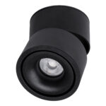 GLOBOSTAR® OMEGA-S 60300 Κινούμενο Downlight Σποτ LED 12W 1560lm 36° AC 220-240V IP20 Φυσικό Λευκό 4500K - Bridgelux COB Chip & TÜV SÜD Driver - Μαύρο Ματ - Μ10 x Π10 x Υ10.5cm - 5 Χρόνια Εγγύηση - Image 3