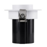 GLOBOSTAR® VIRGO-S 60303 Χωνευτό Κινούμενο Downlight Σποτ LED 7W 875lm 36° AC 220-240V IP20 Θερμό Λευκό 2700K - Bridgelux COB Chip & TÜV SÜD Driver - Λευκό & Μαύρο Ματ - Μ9 x Π9 x Υ9cm / Q7.8cm - 5 Χρόνια Εγγύηση - Image 5