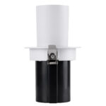GLOBOSTAR® VIRGO-M 60307 Χωνευτό Κινούμενο Downlight Σποτ LED 12W 1500lm 36° AC 220-240V IP20 Θερμό Λευκό 2700K - Bridgelux COB Chip & TÜV SÜD Driver - Λευκό & Μαύρο Ματ - Μ11 x Π11 x Υ11.5cm / Q9.5cm - 5 Χρόνια Εγγύηση - Image 6