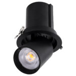 GLOBOSTAR® VIRGO-B 60312 Χωνευτό Κινούμενο Downlight Σποτ LED 20W 2600lm 36° AC 220-240V IP20 Φυσικό Λευκό 4500K - Bridgelux COB Chip & TÜV SÜD Driver - Μαύρο Ματ - Μ13.5 x Π13.5 x Υ14cm / Q11.5cm - 5 Χρόνια Εγγύηση - Image 3