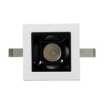 GLOBOSTAR® LUMINAR 60314 Χωνευτό Downlight Σποτ LED 2W 280lm 36° AC 220-240V IP20 Φυσικό Λευκό 4500K - Osram SMD Chip & TÜV SÜD Driver - Λευκό & Μαύρο Ματ - Μ4.3 x Π4.3 x Υ4.5cm / Q3.5 x 3.5cm - 5 Χρόνια Εγγύηση - Image 6