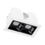 GLOBOSTAR® LUMINAR 60317 Χωνευτό Downlight Σποτ LED 4W 540lm 36° AC 220-240V IP20 Θερμό Λευκό 2700K - Osram SMD Chip & TÜV SÜD Driver - Λευκό & Μαύρο Ματ - Μ7.5 x Π4.3 x Υ4.5cm / Q6.5 x 3.5cm - 5 Χρόνια Εγγύηση - Image 3