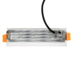 GLOBOSTAR® LUMINAR 60318 Χωνευτό Downlight Σποτ LED 10W 1400lm 36° AC 220-240V IP20 Φυσικό Λευκό 4500K - Osram SMD Chip & TÜV SÜD Driver - Λευκό & Μαύρο Ματ - Μ14.8 x Π4.3 x Υ4.5cm / Q13.5 x 3.5cm - 5 Χρόνια Εγγύηση - Image 5
