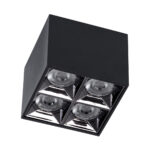 GLOBOSTAR® LUMINAR 60333 Downlight Σποτ LED 14W 1890lm 36° AC 220-240V IP20 Θερμό Λευκό 2700K - Osram SMD Chip & TÜV SÜD Driver - Μαύρο Ματ - Μ8.2 x Π8.2 x Υ6.6cm - 5 Χρόνια Εγγύηση - Image 3