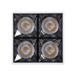 GLOBOSTAR® LUMINAR 60334 Downlight Σποτ LED 14W 1960lm 36° AC 220-240V IP20 Φυσικό Λευκό 4500K - Osram SMD Chip & TÜV SÜD Driver - Λευκό Ματ - Μ8.2 x Π8.2 x Υ6.6cm - 5 Χρόνια Εγγύηση - Image 6