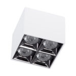 GLOBOSTAR® LUMINAR 60335 Downlight Σποτ LED 14W 1890lm 36° AC 220-240V IP20 Θερμό Λευκό 2700K - Osram SMD Chip & TÜV SÜD Driver - Λευκό Ματ - Μ8.2 x Π8.2 x Υ6.6cm - 5 Χρόνια Εγγύηση - Image 3