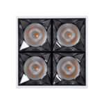 GLOBOSTAR® LUMINAR 60335 Downlight Σποτ LED 14W 1890lm 36° AC 220-240V IP20 Θερμό Λευκό 2700K - Osram SMD Chip & TÜV SÜD Driver - Λευκό Ματ - Μ8.2 x Π8.2 x Υ6.6cm - 5 Χρόνια Εγγύηση - Image 6