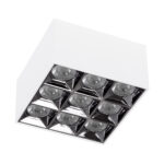 GLOBOSTAR® LUMINAR 60339 Downlight Σποτ LED 30W 4050lm 36° AC 220-240V IP20 Θερμό Λευκό 2700K - Osram SMD Chip & TÜV SÜD Driver - Λευκό Ματ - Μ12 x Π12 x Υ6.6cm - 5 Χρόνια Εγγύηση - Image 3