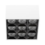 GLOBOSTAR® LUMINAR 60339 Downlight Σποτ LED 30W 4050lm 36° AC 220-240V IP20 Θερμό Λευκό 2700K - Osram SMD Chip & TÜV SÜD Driver - Λευκό Ματ - Μ12 x Π12 x Υ6.6cm - 5 Χρόνια Εγγύηση - Image 4