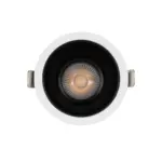 GLOBOSTAR® DUSTY 60341 Χωνευτό Downlight Σποτ LED 12W 1320lm 45° AC 220-240V Αδιάβροχο IP65 Θερμό Λευκό 2700K - Bridgelux COB Chip & TÜV SÜD Driver - Λευκό & Μαύρο Ματ - Μ8.5 x Π8.5 x Υ7cm m / Q7.2cm - 5 Χρόνια Εγγύηση - Image 3