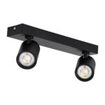 GLOBOSTAR® LEONARDO 60346 Μοντέρνο Φωτιστικό Οροφής LED 20W 2400lm 60° AC 220-240V IP20 Φυσικό Λευκό 4500K - Bridgelux COB - Μαύρο - Μ32 x Π7 x Υ11.8cm - 5 Χρόνια Εγγύηση - Image 4