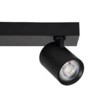 GLOBOSTAR® LEONARDO 60346 Μοντέρνο Φωτιστικό Οροφής LED 20W 2400lm 60° AC 220-240V IP20 Φυσικό Λευκό 4500K - Bridgelux COB - Μαύρο - Μ32 x Π7 x Υ11.8cm - 5 Χρόνια Εγγύηση - Image 5