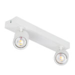 GLOBOSTAR® LEONARDO 60347 Μοντέρνο Φωτιστικό Οροφής LED 20W 2400lm 60° AC 220-240V IP20 Φυσικό Λευκό 4500K - Bridgelux COB - Λευκό - Μ32 x Π7 x Υ11.8cm - 5 Χρόνια Εγγύηση - Image 4
