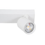 GLOBOSTAR® LEONARDO 60347 Μοντέρνο Φωτιστικό Οροφής LED 20W 2400lm 60° AC 220-240V IP20 Φυσικό Λευκό 4500K - Bridgelux COB - Λευκό - Μ32 x Π7 x Υ11.8cm - 5 Χρόνια Εγγύηση - Image 5