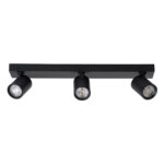 GLOBOSTAR® LEONARDO 60348 Μοντέρνο Φωτιστικό Οροφής LED 30W 3600lm 60° AC 220-240V IP20 Φυσικό Λευκό 4500K - Bridgelux COB - Μαύρο - Μ52 x Π7 x Υ11.8cm - 5 Χρόνια Εγγύηση - Image 3