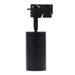 GLOBOSTAR® LEO 60353 Κινούμενο Φωτιστικό Σποτ Ράγας με Ντουί 1 x GU10 AC 220-240V IP20 - Μαύρο Ματ - Μ6 x Π6 x Υ19cm - Image 4