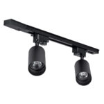 GLOBOSTAR® LEO 60354 Μοντέρνο Φωτιστικό Οροφής με Ντουί 2 x GU10 AC 220-240V IP20 - Μαύρο - Μ50.5 x Π6 x Υ20cm - Image 5