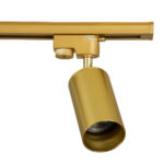 GLOBOSTAR® LEO 60360 Μοντέρνο Φωτιστικό Οροφής με Ντουί 4 x GU10 AC 220-240V IP20 - Χρυσό Πλατίνα - Μ100 x Π6 x Υ20cm - Image 6