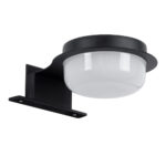 GLOBOSTAR® KIARA 60400 Μοντέρνο Φωτιστικό Τοίχου - Απλίκα Καθρέπτη Μπάνιου LED 5W 560lm 120° AC 220-240V IP44 Φυσικό Λευκό 4500K - Lumileds SMD Chip & TÜV SÜD Driver - Μαύρο Ματ & Λευκό - Μ10 x Π13 x Υ3cm - 3 Χρόνια Εγγύηση - Image 3