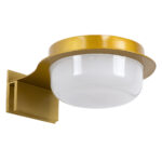 GLOBOSTAR® KIARA 60401 Μοντέρνο Φωτιστικό Τοίχου - Απλίκα Καθρέπτη Μπάνιου LED 5W 560lm 120° AC 220-240V IP44 Φυσικό Λευκό 4500K - Lumileds SMD Chip & TÜV SÜD Driver - Χρυσό & Λευκό - Μ10 x Π13 x Υ3cm - 3 Χρόνια Εγγύηση - Image 4