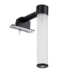 GLOBOSTAR® ELSA 60404 Μοντέρνο Φωτιστικό Τοίχου - Απλίκα Καθρέπτη Μπάνιου με Ντουί 1 x G9 AC 220-240V IP44 - Μαύρο Ματ & Λευκό - Μ3.5 x Π13.5 x Υ20cm - Image 5