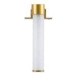 GLOBOSTAR® ELSA 60405 Μοντέρνο Φωτιστικό Τοίχου - Απλίκα Καθρέπτη Μπάνιου με Ντουί 1 x G9 AC 220-240V IP44 - Χρυσό & Λευκό - Μ3.5 x Π13.5 x Υ20cm - Image 6